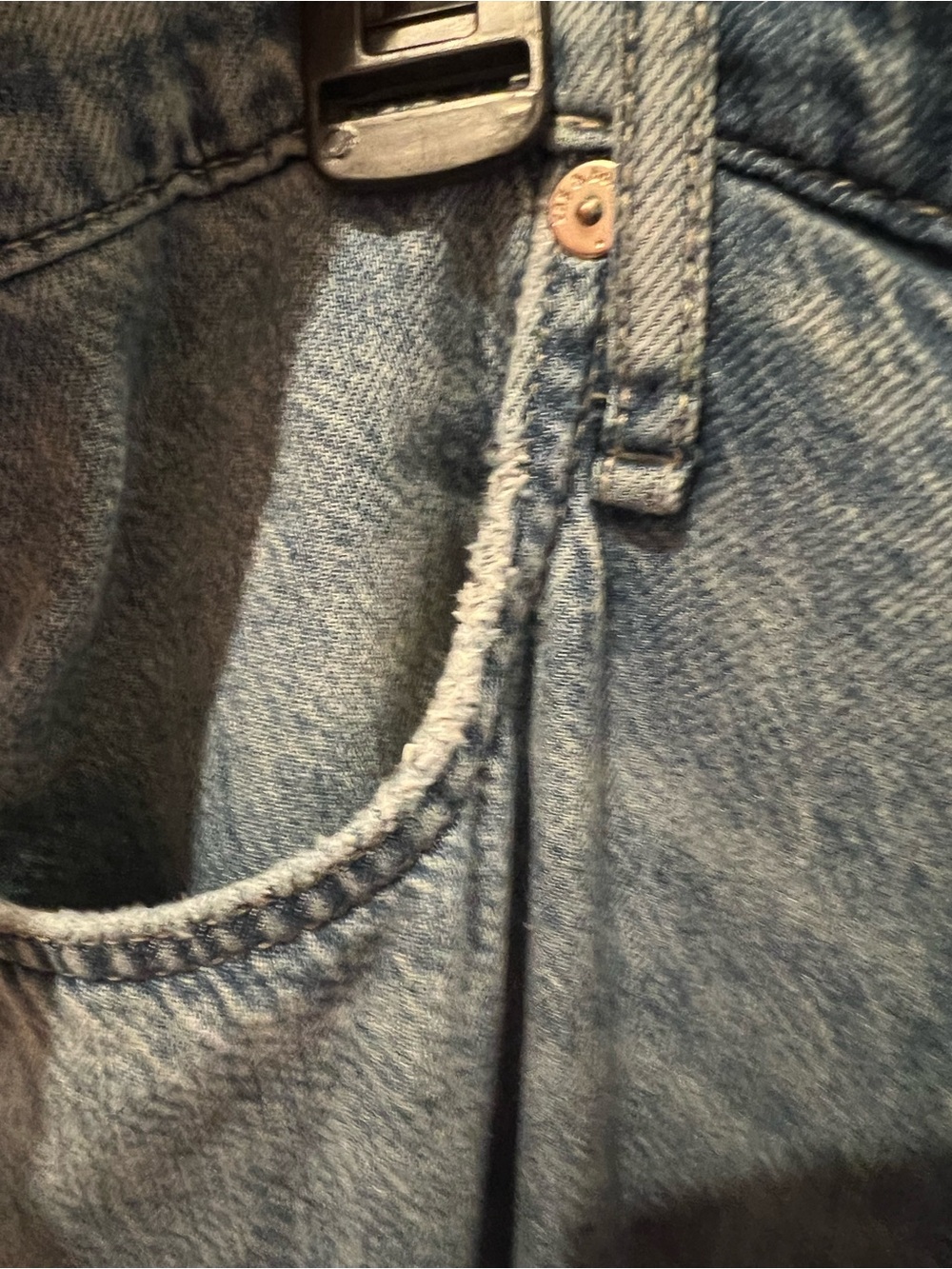 Rag & Bone Wide-Leg Tie-Waist Jeans in Medium Blue Wash &  Bonus Buy💚Jacket - Picture 11 of 16